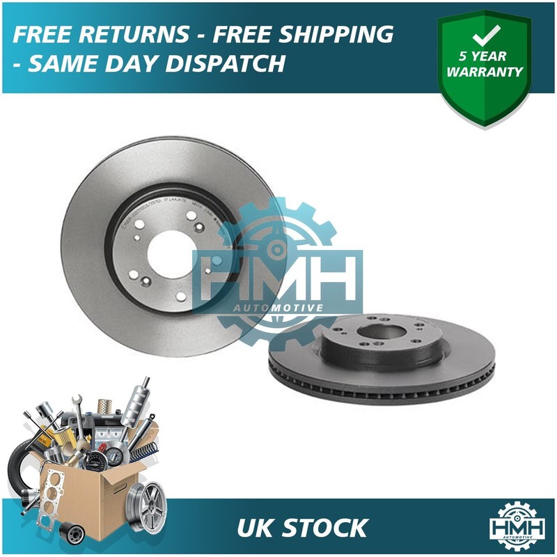 Fits Honda Civic 2012- Accord 2013- HR-V 2014- Vezel 2013- HMH Front 2x Discs