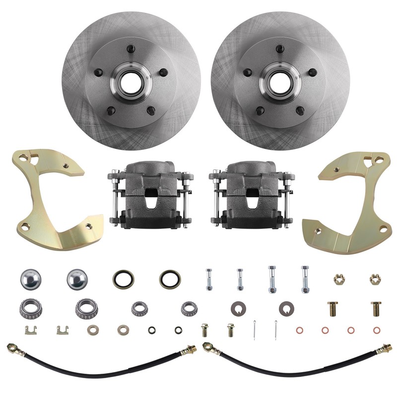 Complete Front Brake Disc Conversion Kit for Chevy Full Size 1955 1956-1964