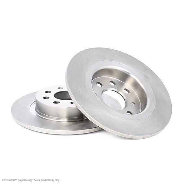2X APEC Rear Brake Discs for FIAT PUNTO 2012- 264mm Solid DSK2395 gallery