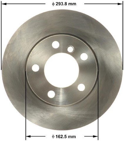 Bendix Premium Drum And Rotor Disc Brake Rotor P N Prt6160 gallery