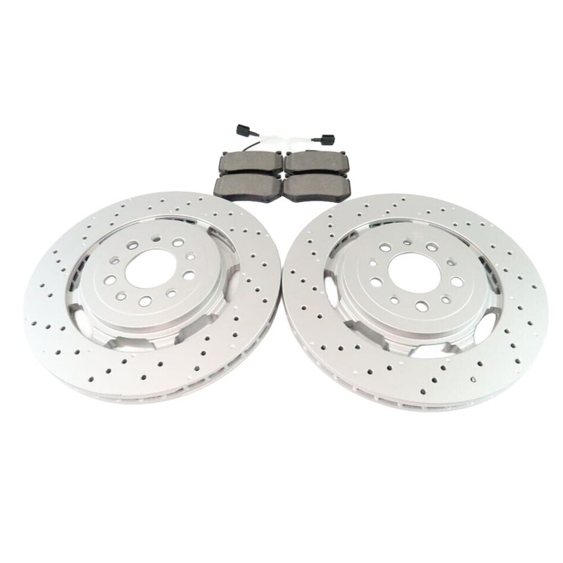 For 2017-2022 Alfa Romeo Giulia Stelvio Quadrifoglio rear brake pads & rotors gallery
