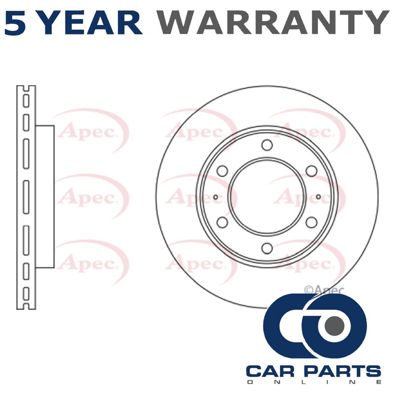 Brake Disc Front CPO Fits Toyota Hilux 2005- 2.4 D 2.5 3.0 435120K100