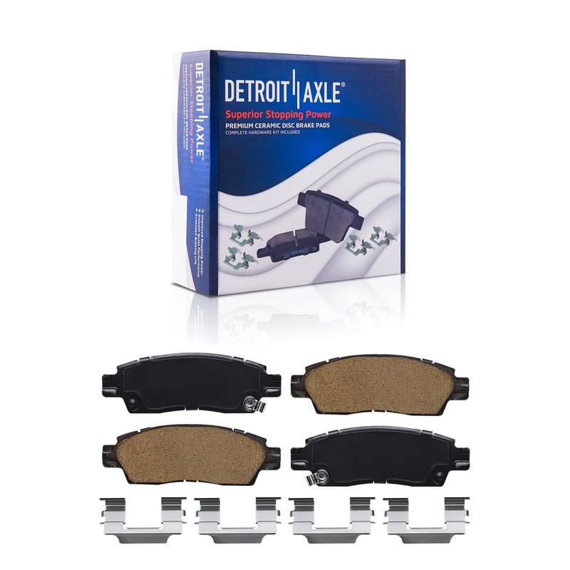 6-Lug Rear Brake Pads Rotors for 2007-2017 Buick Enclave gallery