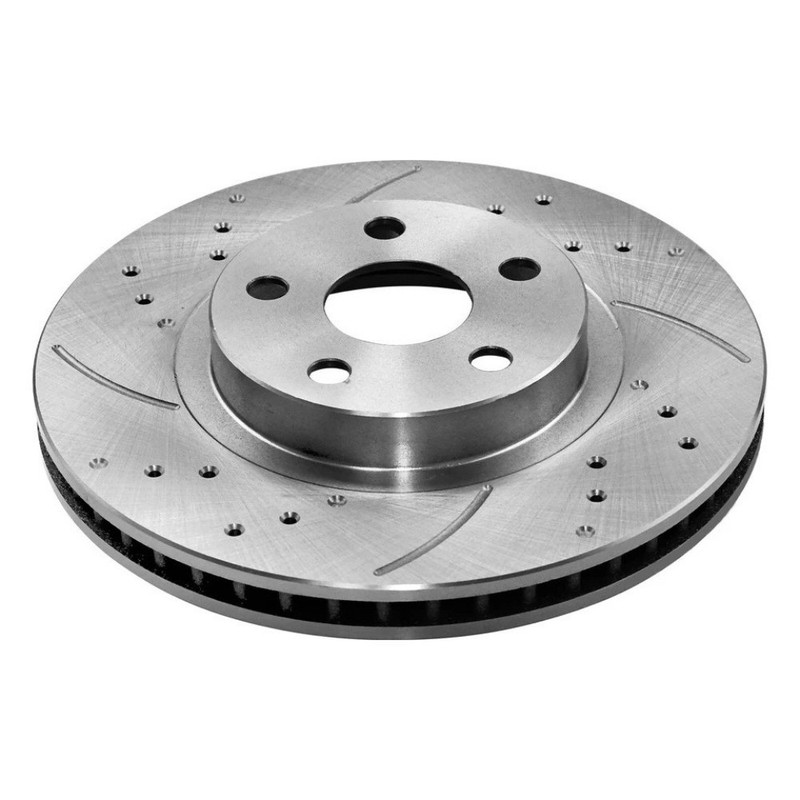 Front & Rear Drilled Rotors + Brake Pads for Dodge Avenger Caliber Jeep Compass gallery
