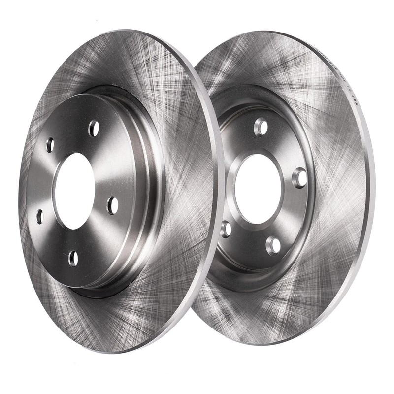 Rear Drilled Slotted Rotors Set for 2020-2024 Hyundai Sonata Kia K5 gallery