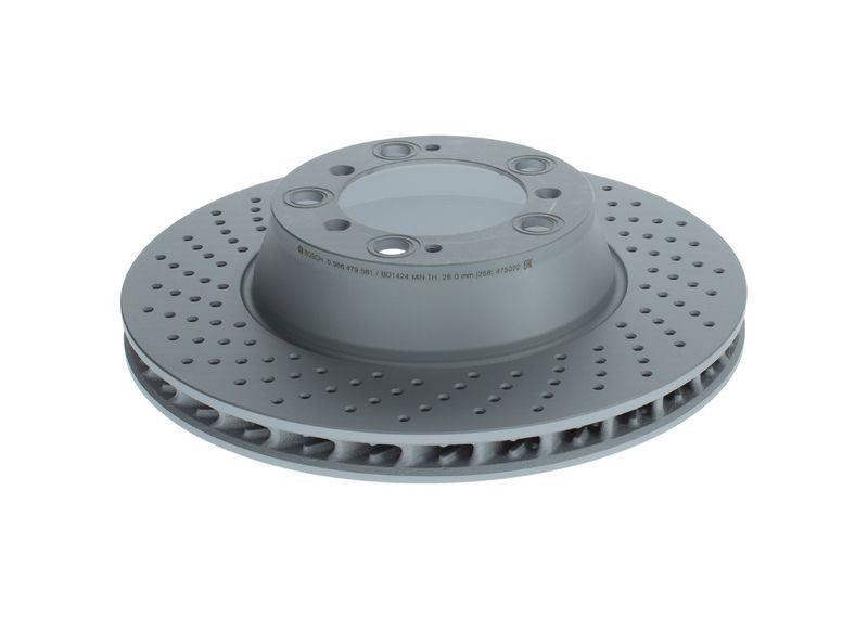 BOSCH 0986479581 Brake Disc Rear Left Braking System Fits Porsche 911 Panamera