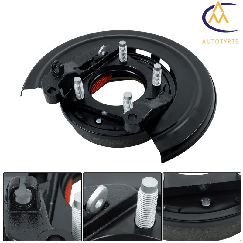 For Ford Excursion F-250 F-350 Rear Left Parking Brake Assembly W/ Backing Plate gallery
