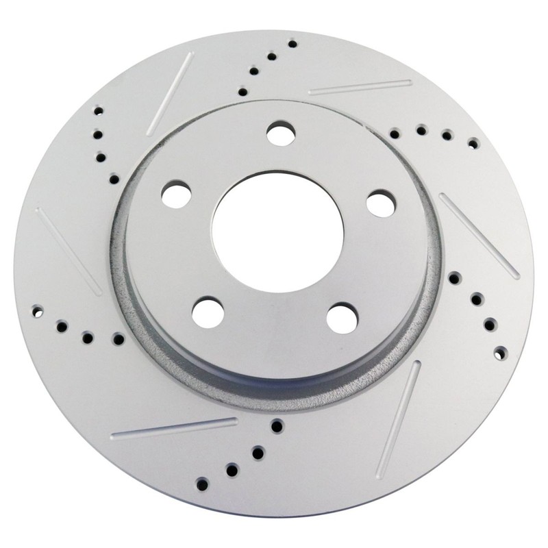 TRQ Front Rear Metallic Brake Pad & Performance Rotor Kit w/Chemicals gallery
