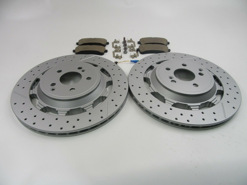Mercedes Benz S63 S65 Amg rear brake pads and rotors #468 TopEuro gallery