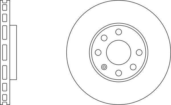 2x Apec Blue Front Brake Discs 256mm Fits Opel Vauxhall Astra Astra G Classic