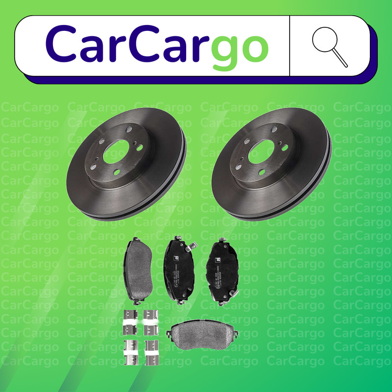Front Brake Discs and Pads For Toyota Auris 1.8 Petrol/Hybrid 2015-2017 277mm