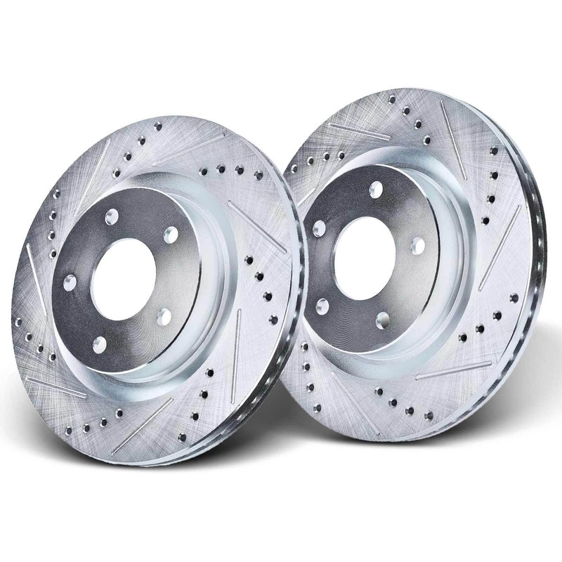 A-Premium Front Side Drilled Brake Rotors for Nissan Altima 2007-2023 295.8mm gallery