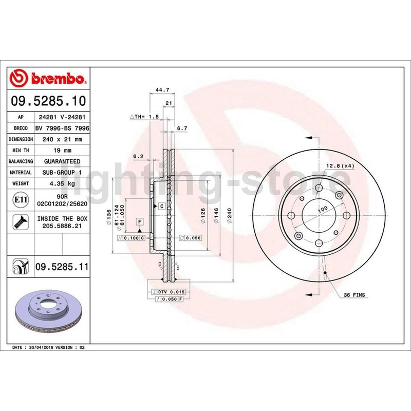 Front Brake Pads and Disc Rotors set Fits 2000 Honda Civic 1992 Honda Civic gallery