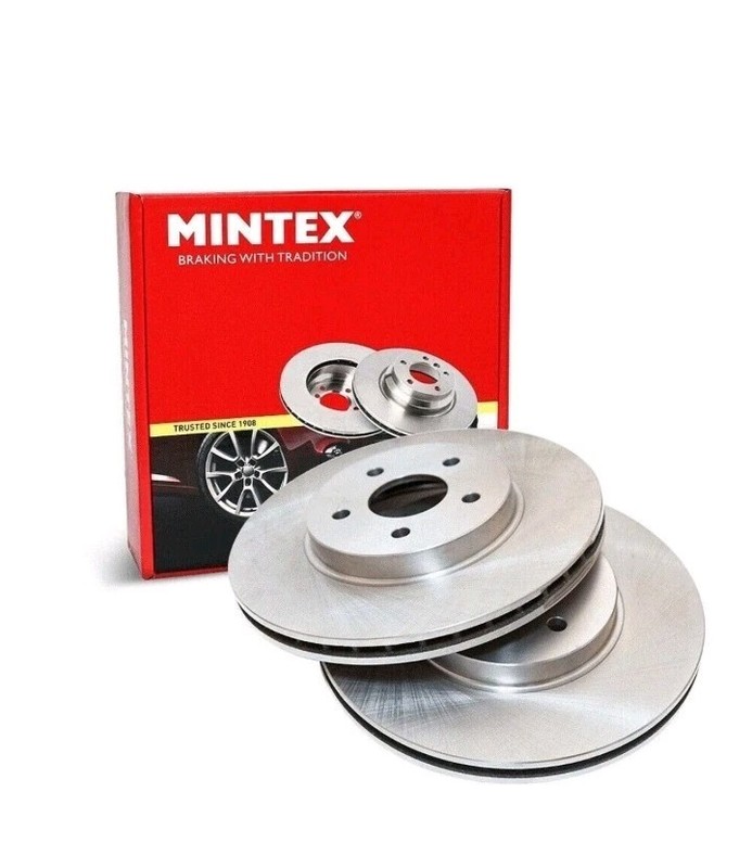 Front Brake Discs Set L/R Fits VAUXHALL Mintex MDC1453