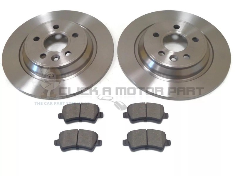 Volvo V60 Cross Country 2015-2018 Rear 2 Brake Discs And Pads Set New