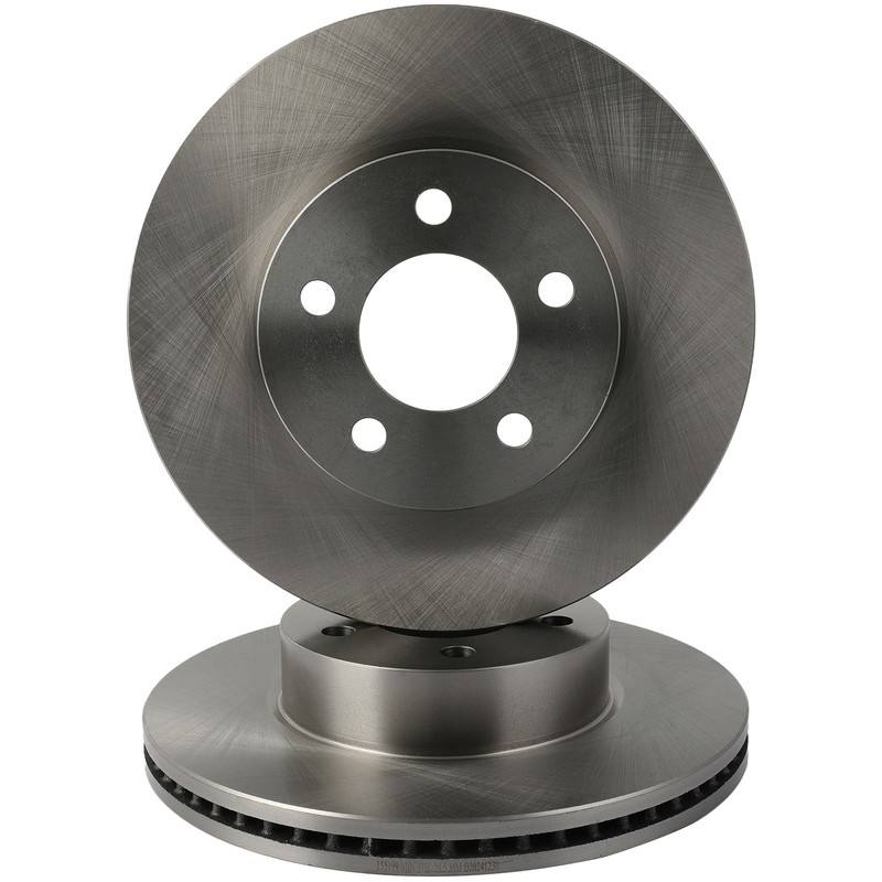 Fits Ford Explorer Sport Front Brake Solid Rotors And Ceramic Pads 54097 833 gallery