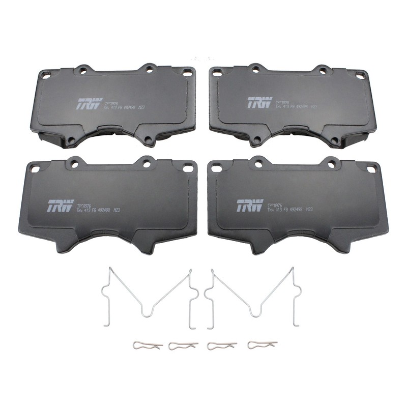 DuraGo Front Rotors and TRW Pro Ceramic Disc Brake Pads Kit For 4Runner GX460 gallery