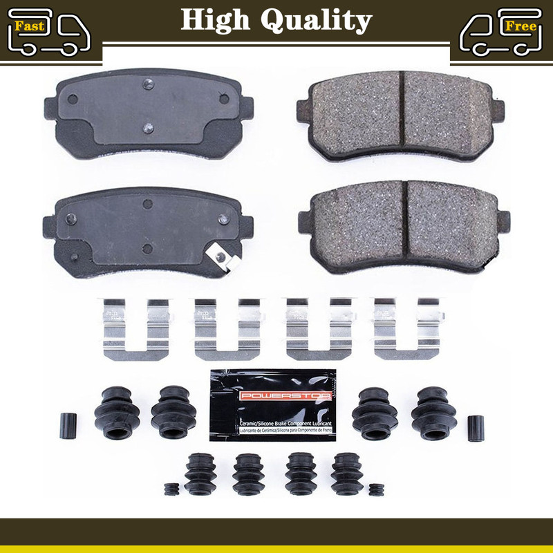 Premium OE Rear Ceramic Brake Pads Kit For 2006-2011 Kia Rio 1.6L 10 Yr Warranty