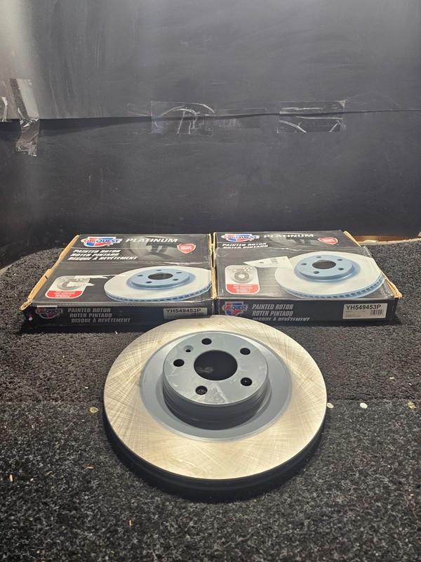 (QTY 2) For Volvo V60 Cross Country 2020-2024 Rear Brake Disc Rotor YH549453P