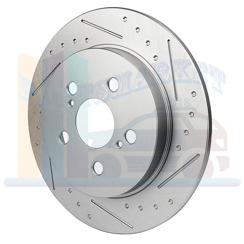 4X Brake Rotor Drill And Slot for 2009-2019 Toyota For Corolla 2009-2013 Matrix gallery