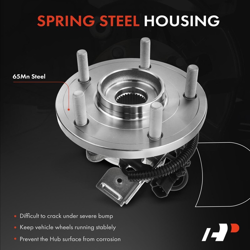 16x Front & Rear Drilled Brake Rotor & Brake Pads + Hub Bearing for Chrysler Ram gallery