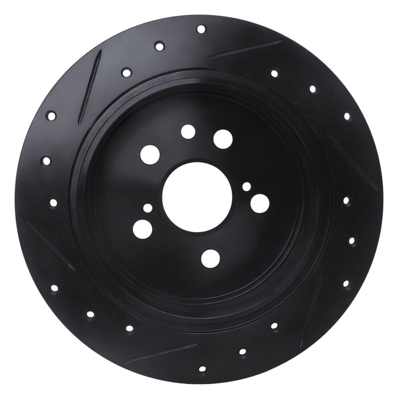 For Toyota Celica 94-95 Brake Rotor eLINE Drilled & Slotted 1-Piece Rear gallery