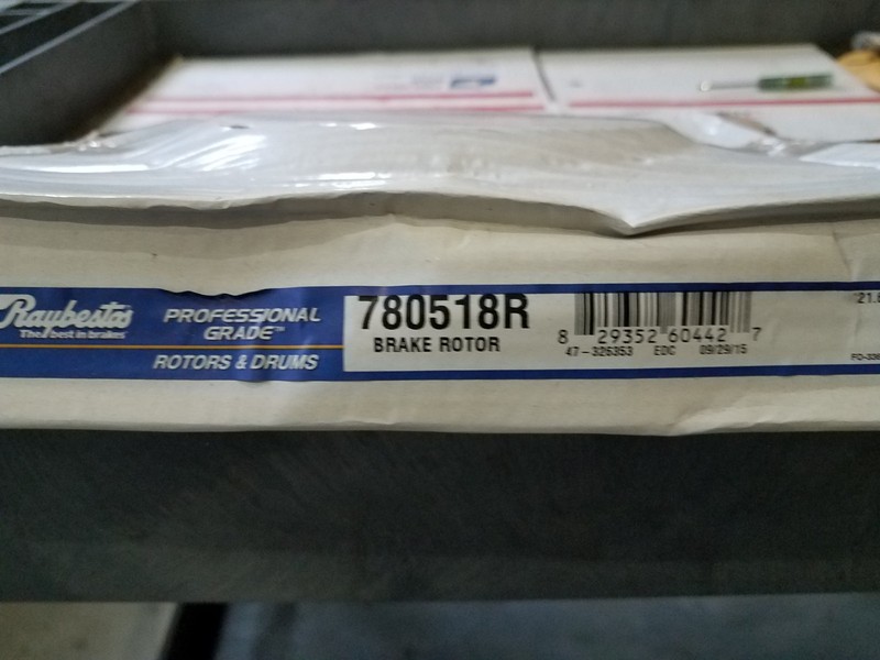 Disc Brake Rotor-Professional Grade Front Raybestos 780518R