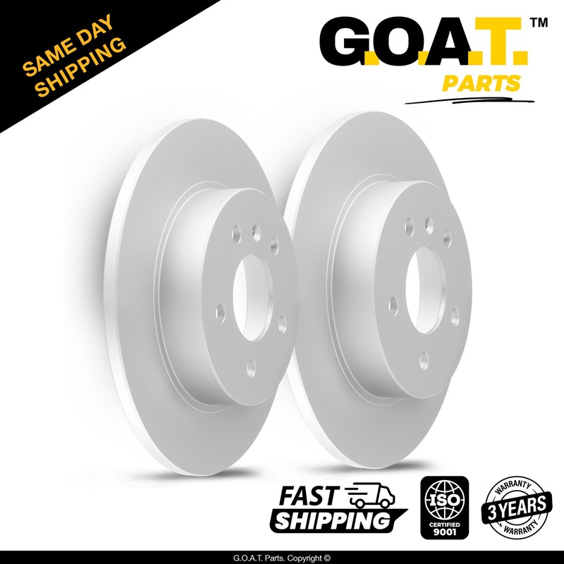 Rear Brake Rotors Set for 2006-2011 Buick Lucerne 2006-2011 Cadillac DTS 11.5 in