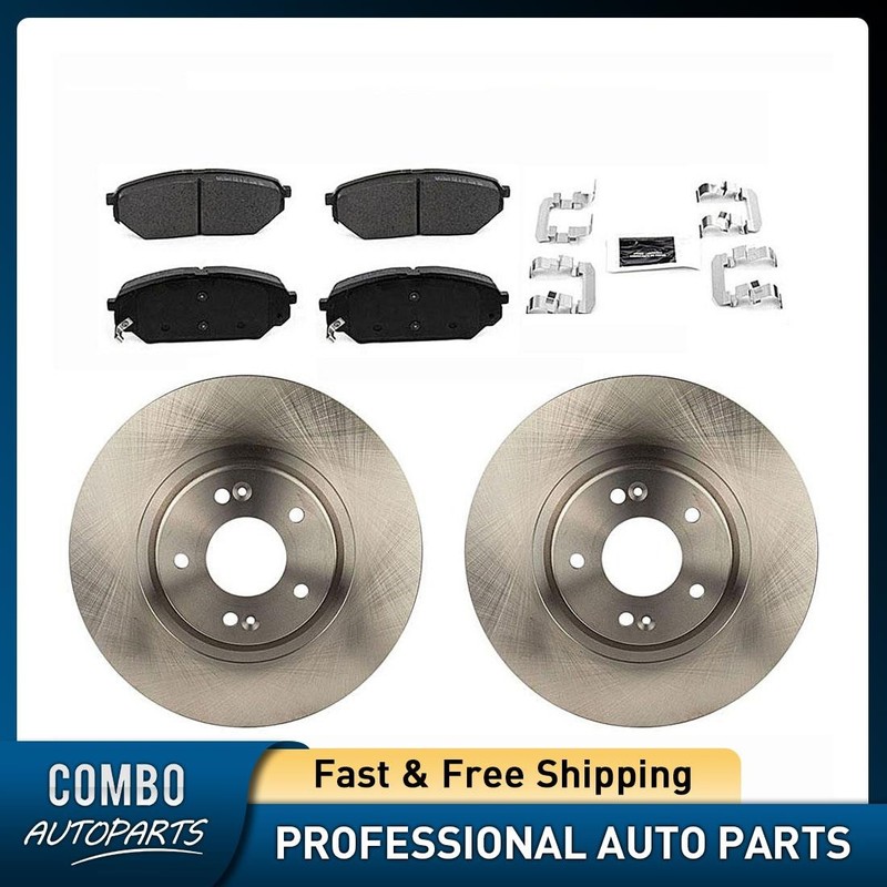 Front Disc Brake Pad Set Disc Brake Rotor fits Hyundai Veracruz 2007-2012