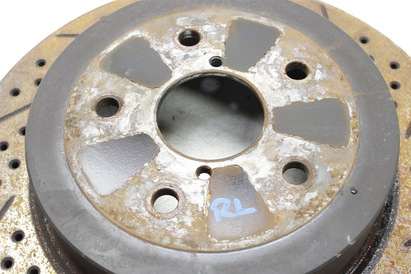 Rear Slotted Rotor SINGLE for Subaru Impreza WRX STI 05-07 gallery