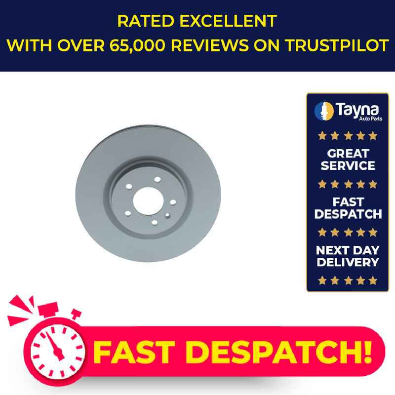 Brake Disc Single Vented fits OPEL INSIGNIA B 1.5 Front 2017 on 345mm New