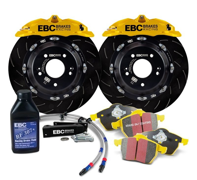 EBC 4 Pistons 330x28mm BBK Big Brake Kit for 04-11 Mazda RX-8 [Yellow]