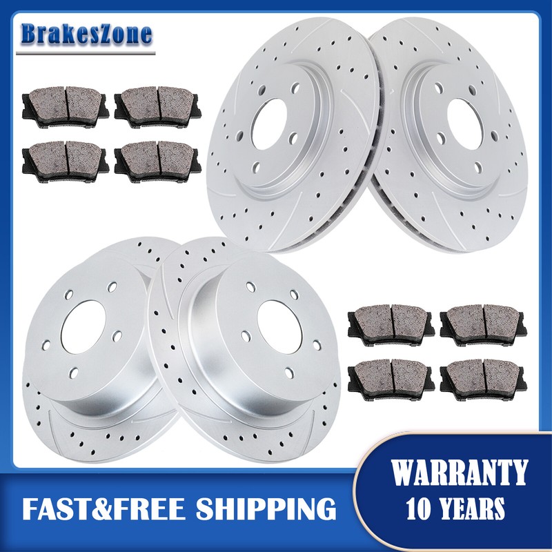 ​Front & Rear Brake Rotors Pads Kit Fit for Chevrolet Malibu 2004-2012 Brakes