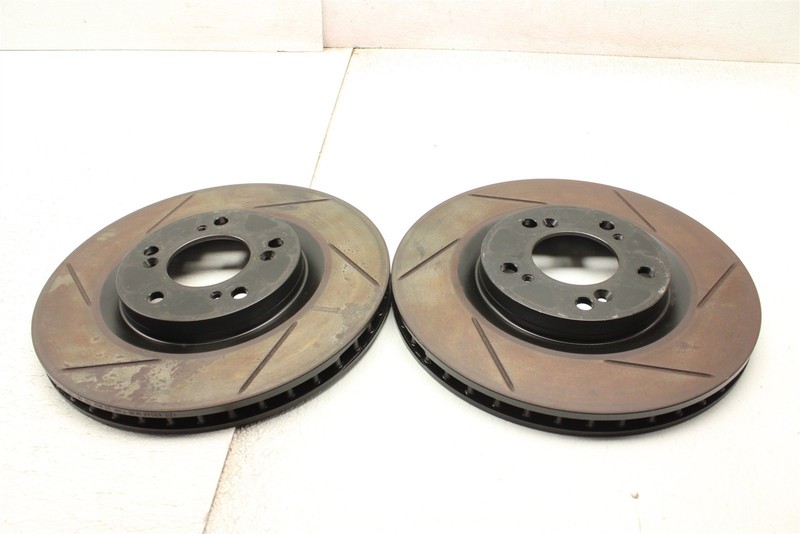 Rear Brake Rotor Disc Set Slotted Aftermarket For 2005 Honda S2000 00-09