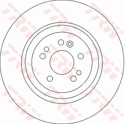TRW DF4222 Brake Disc for Mercedes Benz