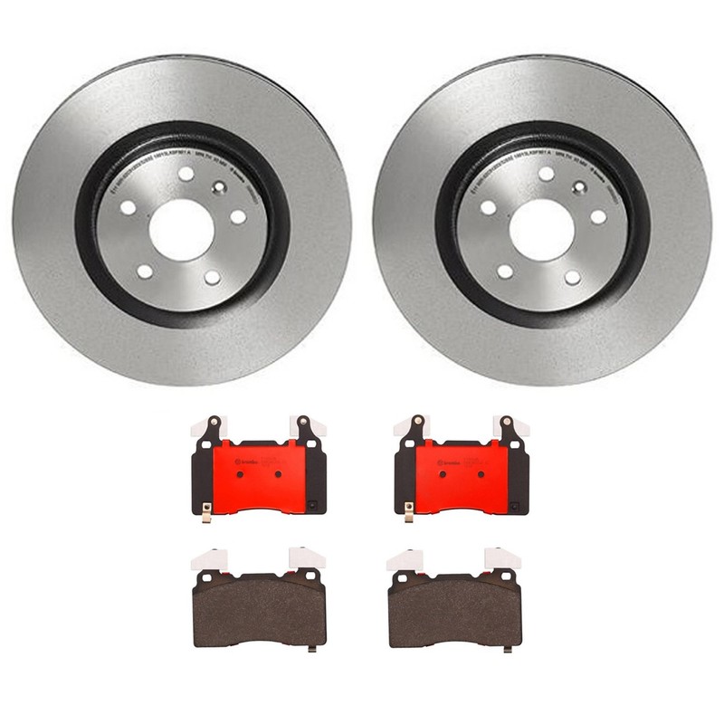 Brembo Front Brake Kit 355mm Disc Rotors & Ceramic Pads For Chevrolet Camaro SS