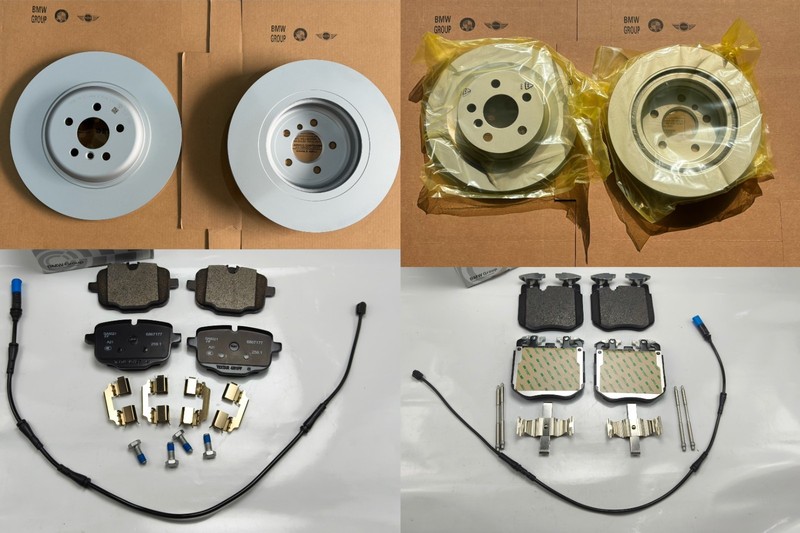 GEN FOR 2019-2025 BMW X5 XDRIVE30D G05 FRONT REAR 7BRAKE DISCS &PADS 395mm 370mm