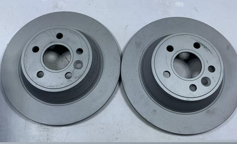 Pair Of Rear Brake Discs For Volvo S80 II V70 III XC70 II ATE 24.0112-0180.1