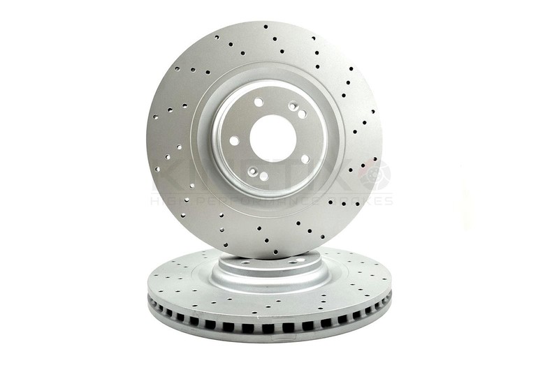 FOR HYUNDAI I30 N KONA N 2.0 N 2021- DRILLED FRONT REAR BRAKE DISCS APEC PADS gallery
