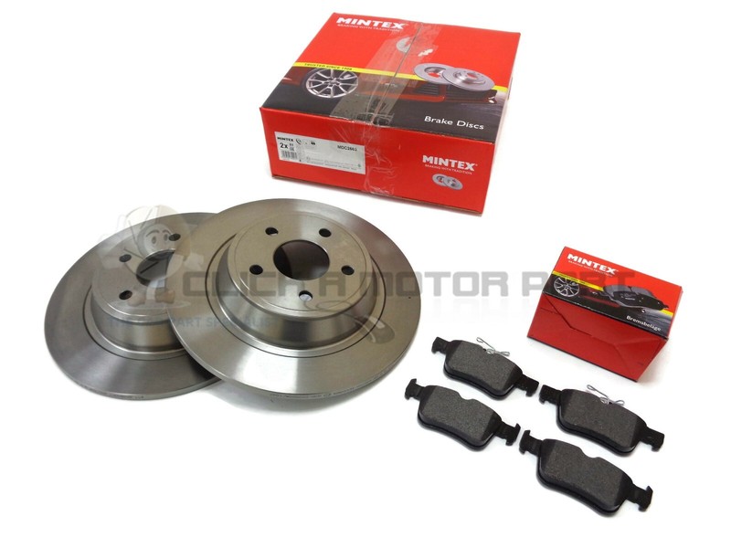 Mintex Rear 2 Brake Discs And Pads (302mm Discs) For Ford Mondeo Mk5 2015-2022