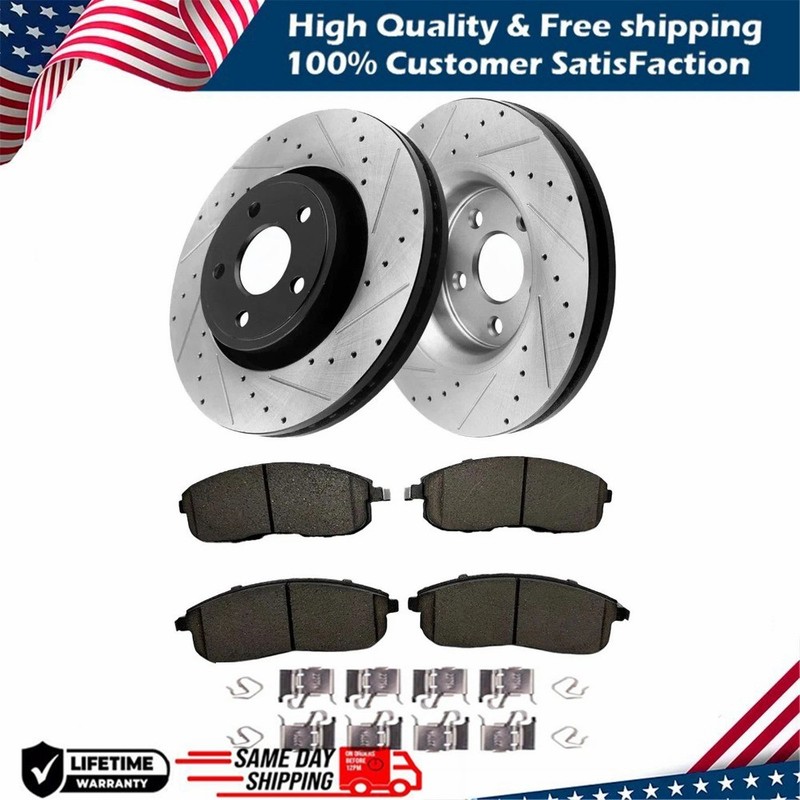 Front Disc Rotors Brake Pads for 2009 – 2019 Toyota Corolla Matrix Scion xD Vibe