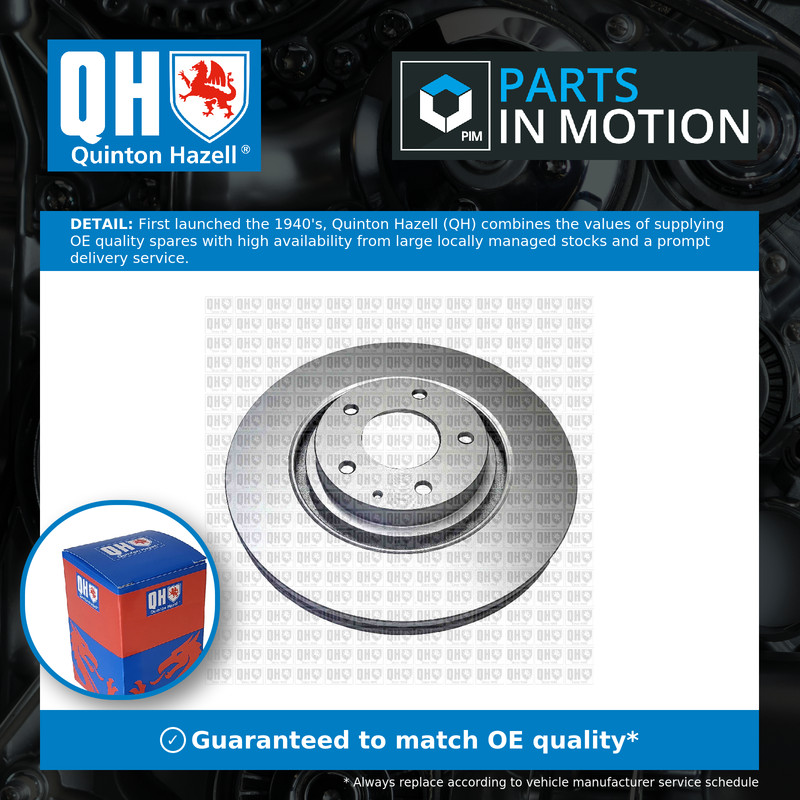 2x Brake Discs Pair Vented fits MAZDA 6 2.2D Front 2018 on SHY8 320mm Set QH New
