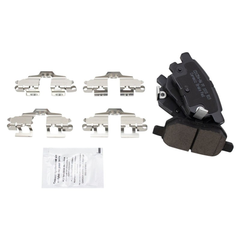 TRQ Rear Brake Pad & Rotor Kit Brake Rotor For 2011-2017 Lexus CT200h gallery