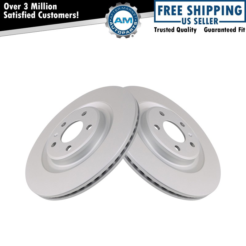 Brake Rotors Set Premium G-Coated Fits 11-24 Audi 17-23 Porsche