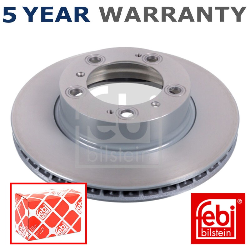 Febi Front Brake Discs Fits Porsche Boxster 1996-2004 2.5 2.7 3.2