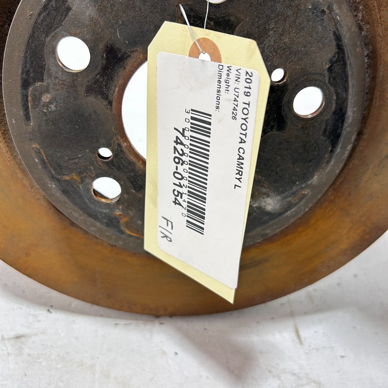 2018-2023 TOYOTA CAMRY FRONT LEFT OR RIGHT DISC BRAKE VENTED ROTOR OEM 1 PCS gallery