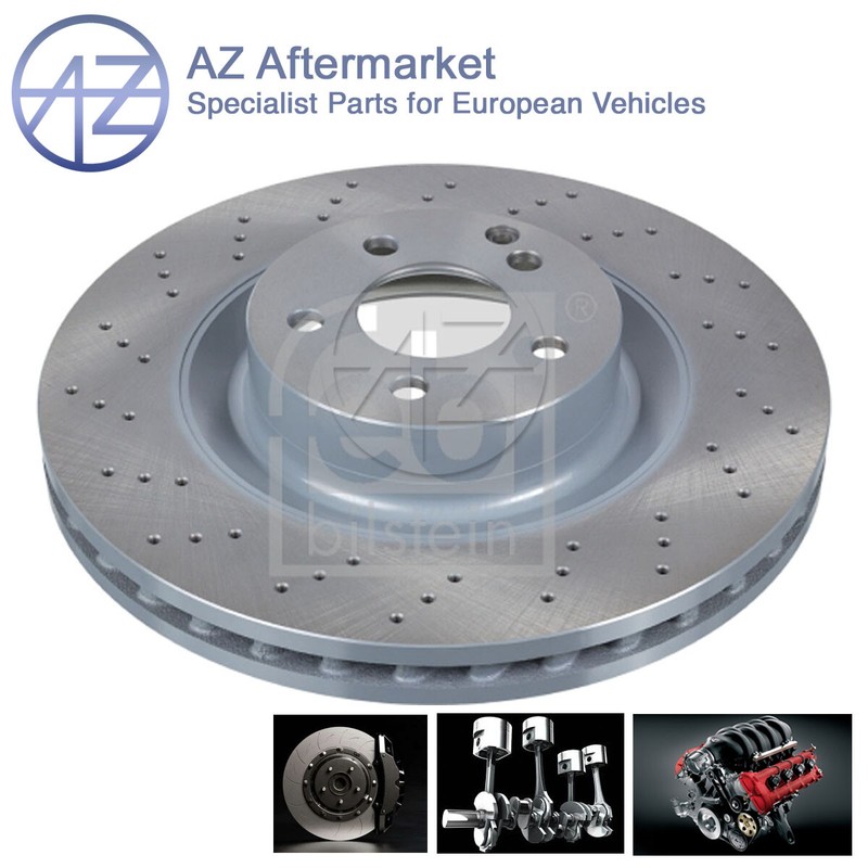 Fits Mercedes S-Class 2005-2013 SL 2006-2012 AZ Front 1x Brake Disc 2214211612