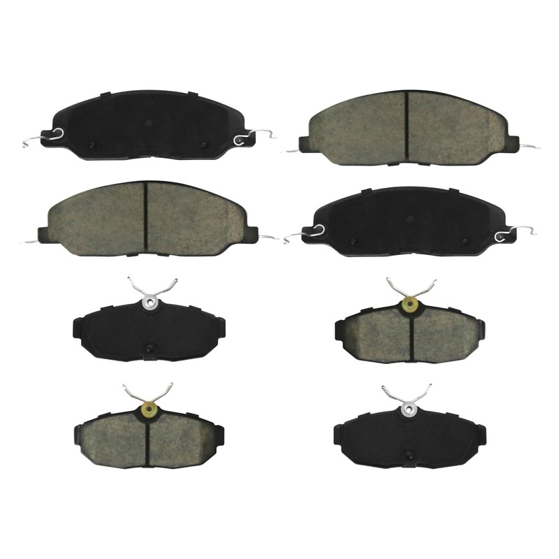 Spec D1081 D1082 8Pcs Front Rear Ceramic Brake Pads For Mustang 4.6L GT Bullitt gallery