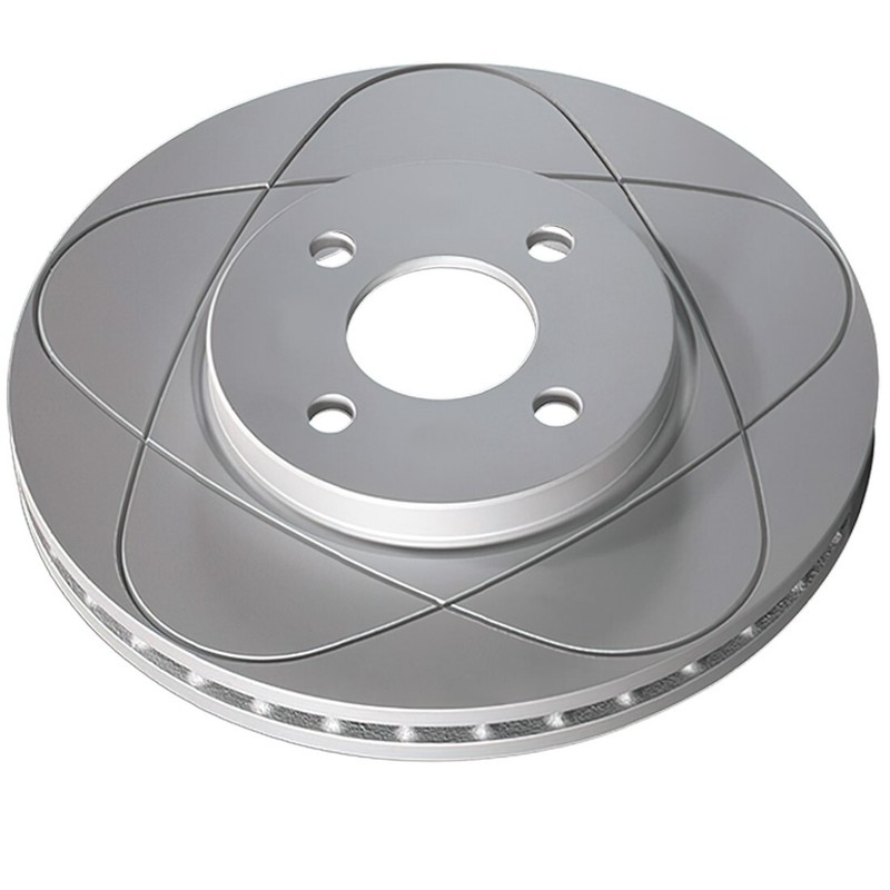 Rear Slotted Disc Brake Rotors & Pads For Nissan Sentra, Infiniti G20; 258mm gallery