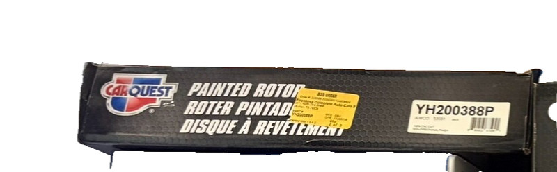 CarQuest Painted Rotor YH200388P gallery